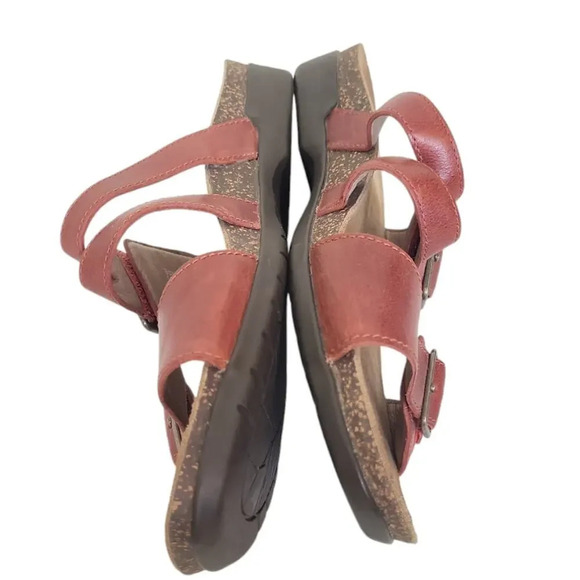 Dansko Womens Brown Rosie Sandals Waxy Burnished Tan Leather Size 39 - Picture 11 of 11